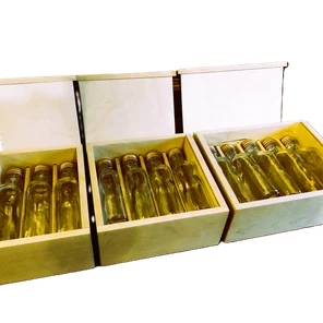 Бокс подарочный Фляжка 200мл с бутылками